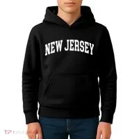 New Jersey Classic Text Kids Hoodie thumb 4