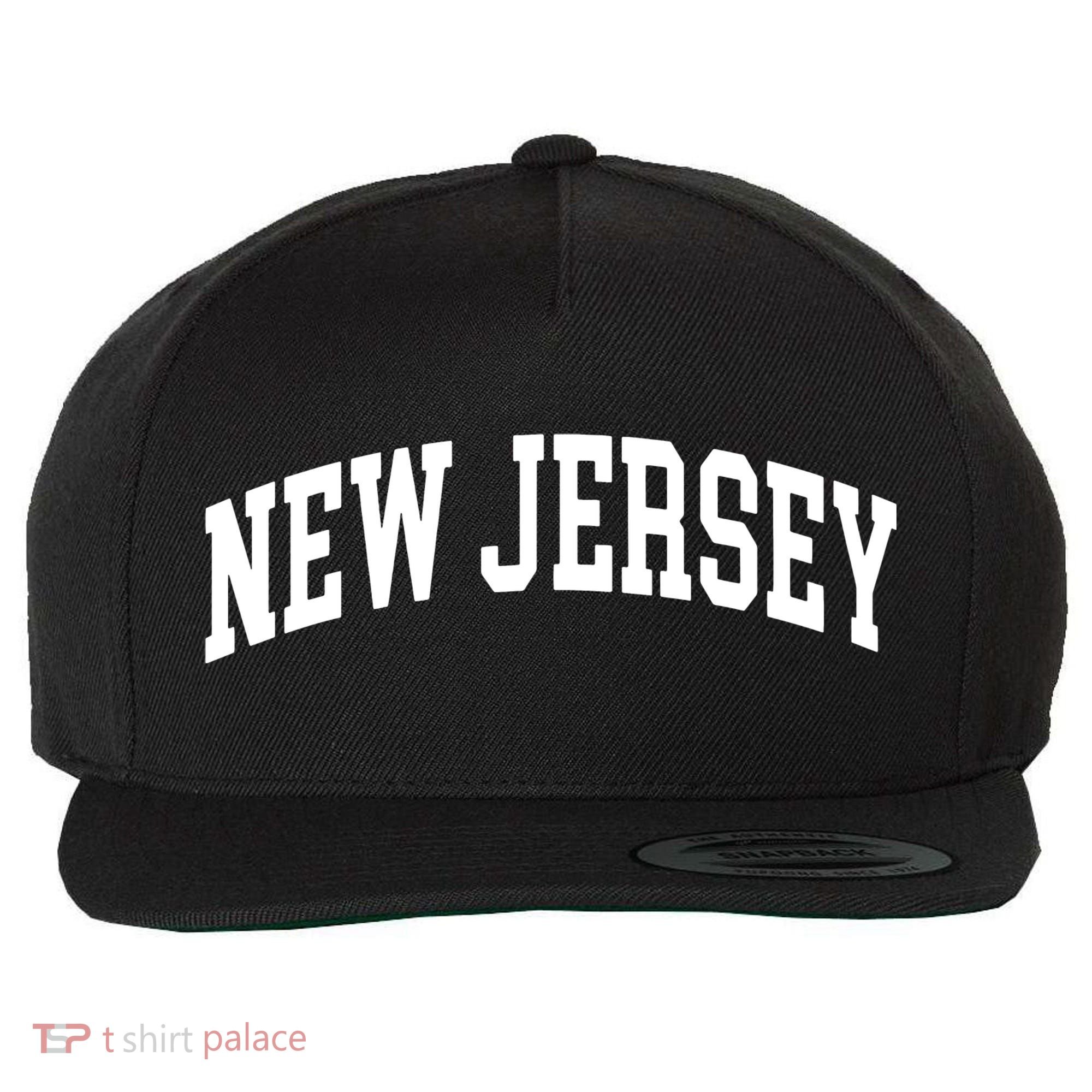 New Jersey Classic Text Wool Snapback Cap