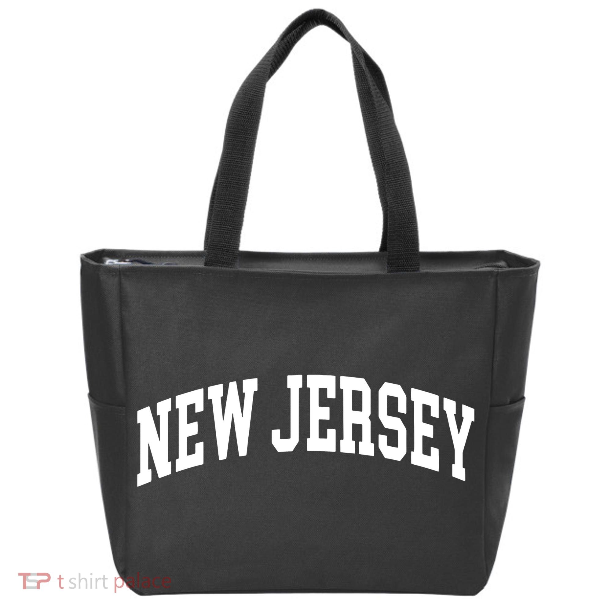 New Jersey Classic Text Tote Bag