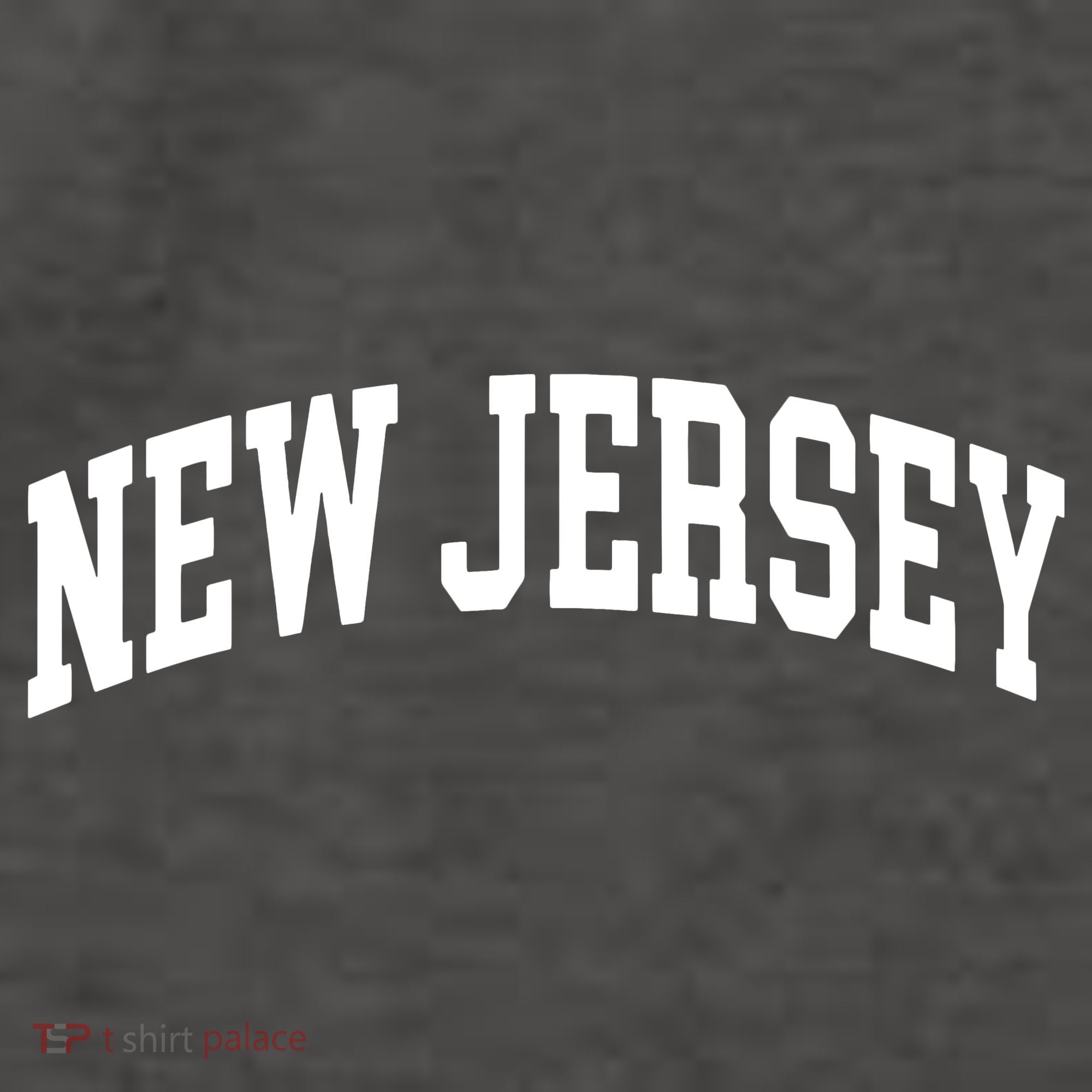 New Jersey Classic Text Vector Backpack