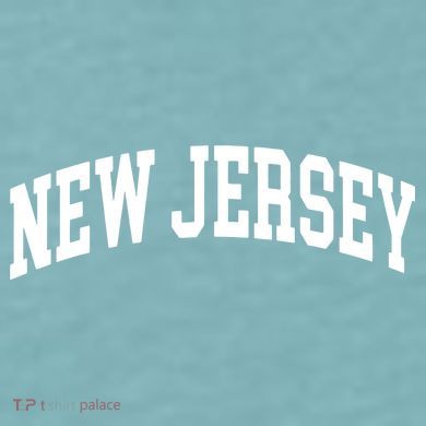 New Jersey Classic Text Sueded Cloud Jersey T-Shirt