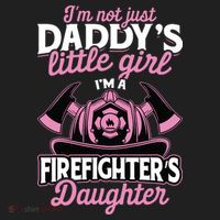 Not Just Daddys Little Girl Firefighter Daughter Beanie thumb 2