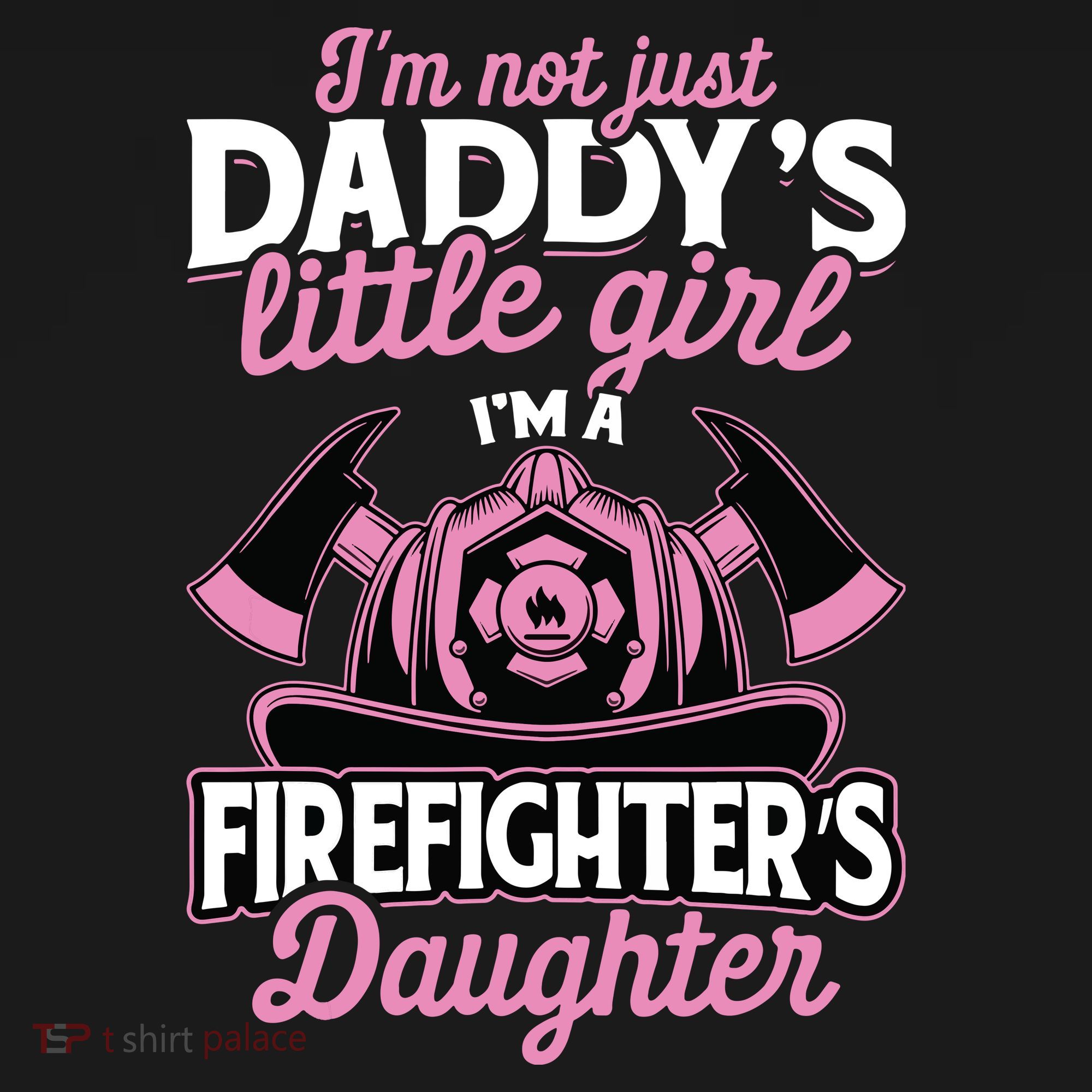 Not Just Daddys Little Girl Firefighter Daughter Women's Tank Top