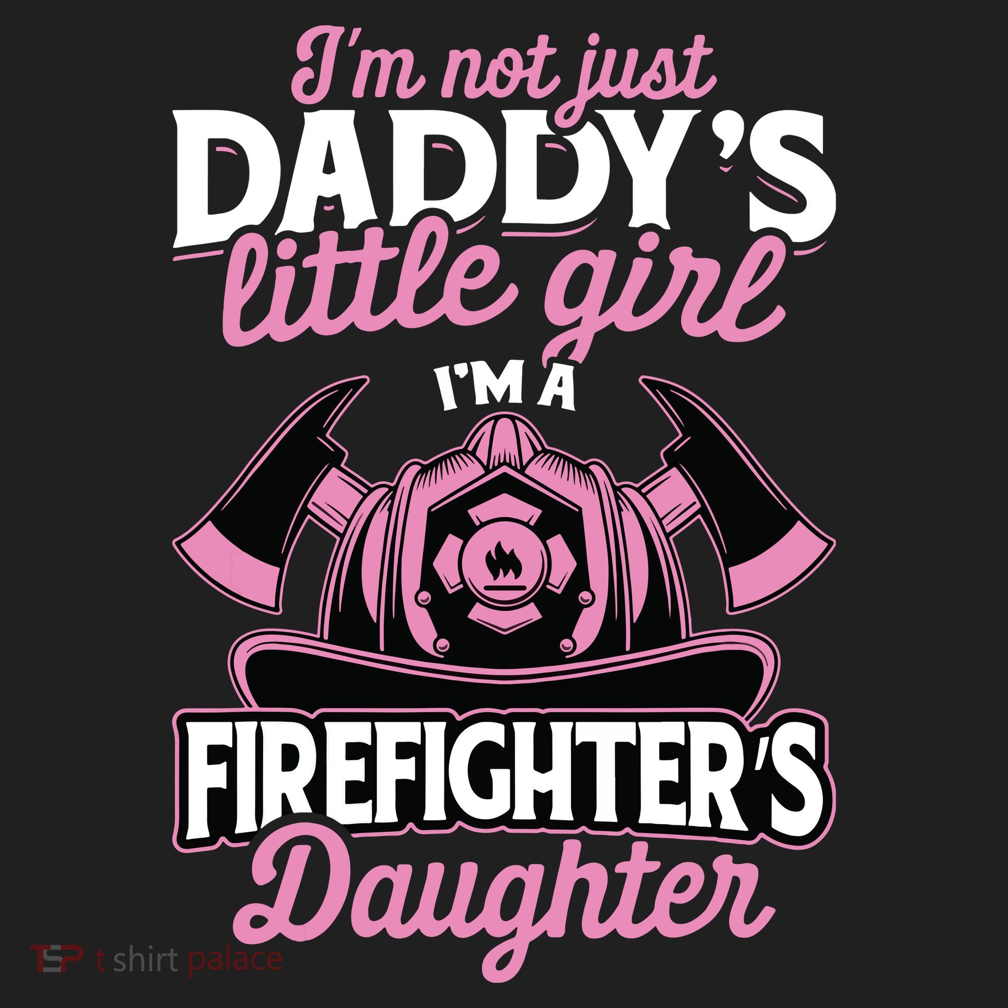 Not Just Daddys Little Girl Firefighter Daughter Golf Towel