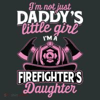 Not Just Daddys Little Girl Firefighter Daughter Tote Bag thumb 4
