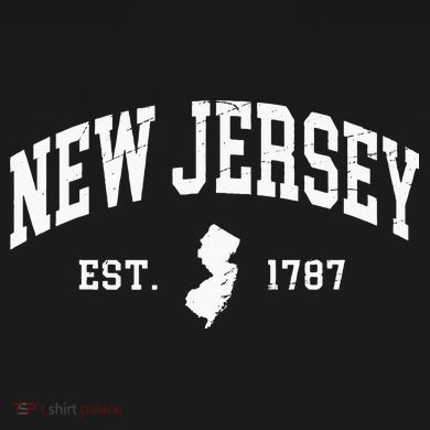 New Jersey Est 1787 Distressed Worn Tote Bag