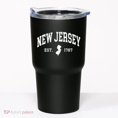 New Jersey Est 1787 Distressed Worn Tumbler