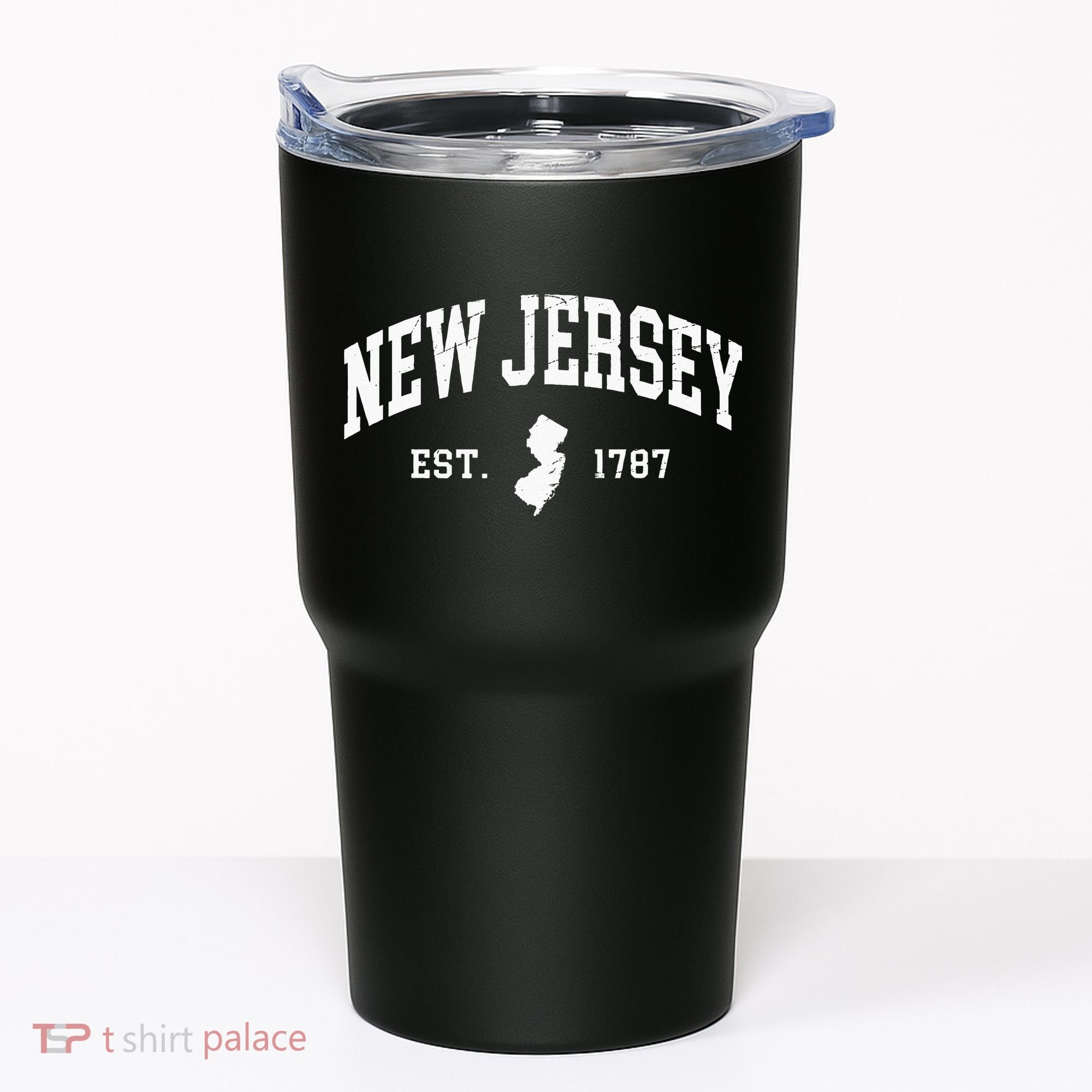 New Jersey Est 1787 Distressed Worn Tumbler