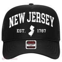 New Jersey Est 1787 Distressed Worn Hat thumb 0