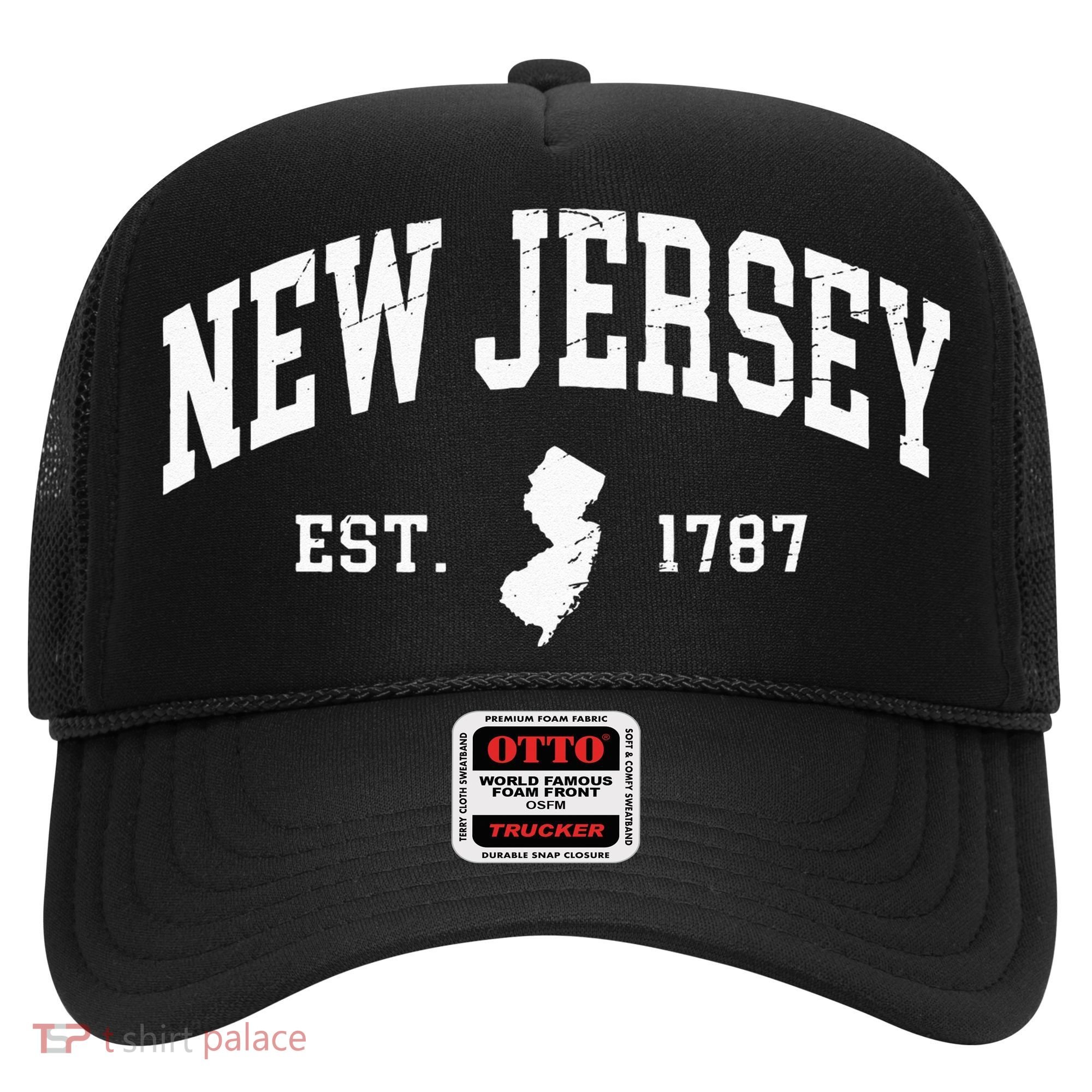 New Jersey Est 1787 Distressed Worn Hat
