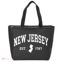New Jersey Est 1787 Distressed Worn Tote Bag thumb 0