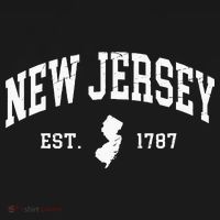 New Jersey Est 1787 Distressed Worn Tote Bag thumb 4