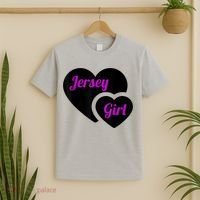 New Jersey Girl Heart The Garden State Vintage T-Shirt thumb 2