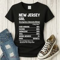 New Jersey Girl Women's T-Shirt thumb 3