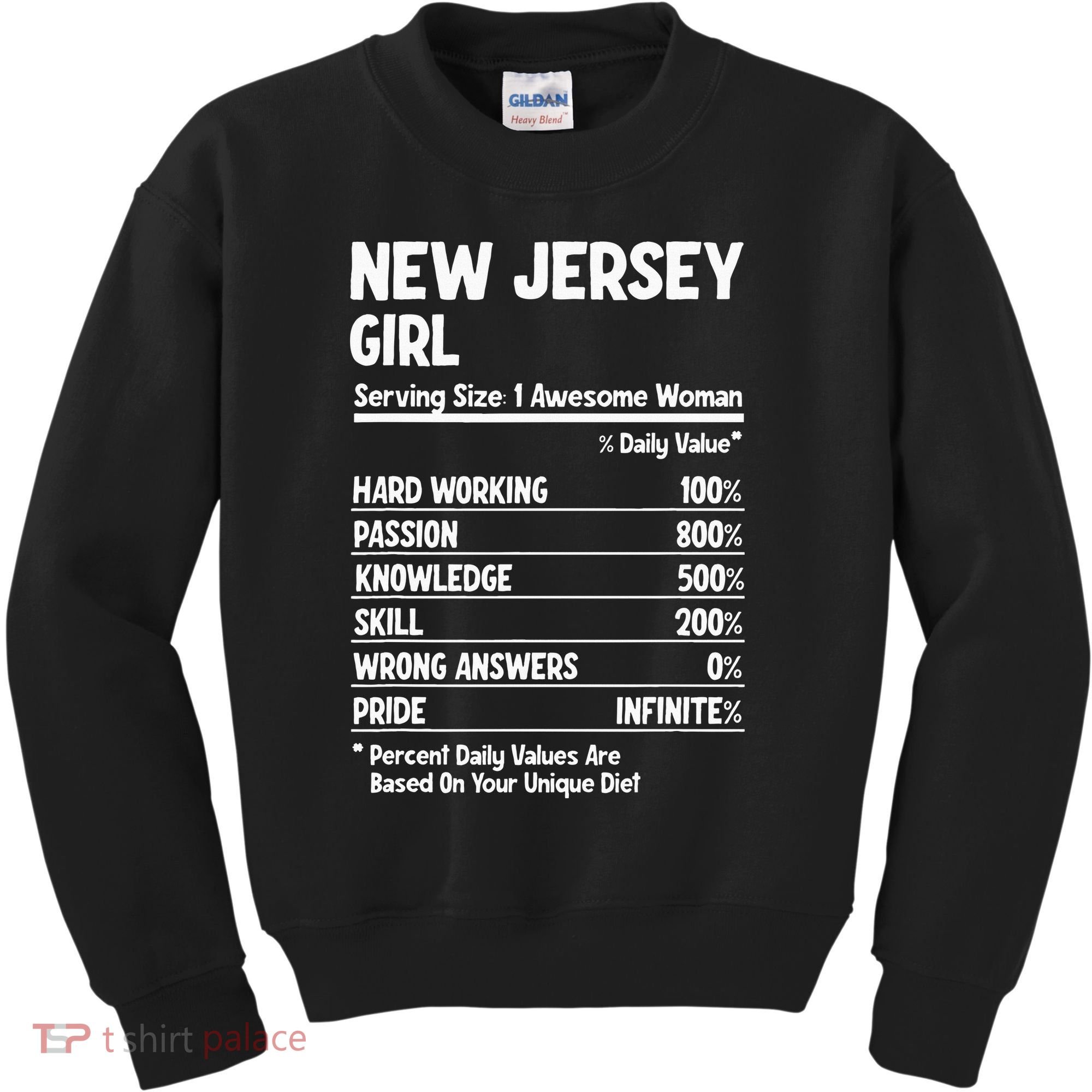 New Jersey Girl Kids Sweatshirt