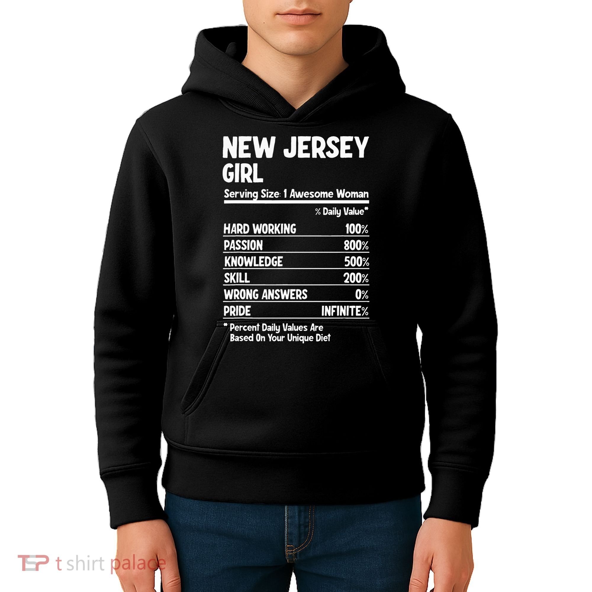 New Jersey Girl Kids Hoodie