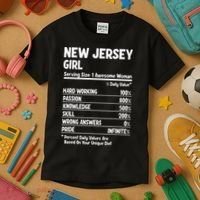 New Jersey Girl Kids T-Shirt thumb 3