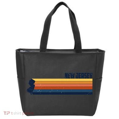 Retro Vintage New Jersey Tote Bag