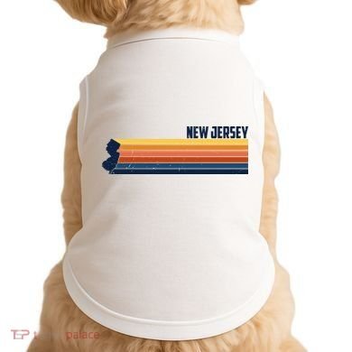 Retro Vintage New Jersey Doggie Tank