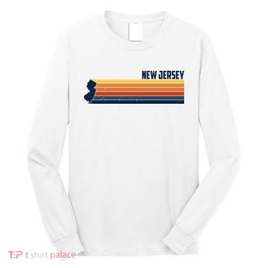 Retro Vintage New Jersey Long Sleeve Shirt