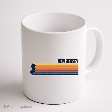 Retro Vintage New Jersey Coffee Mug back