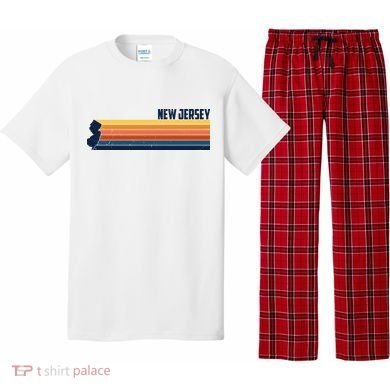 Retro Vintage New Jersey Pajama Set