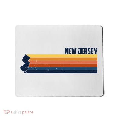 Retro Vintage New Jersey Mousepad