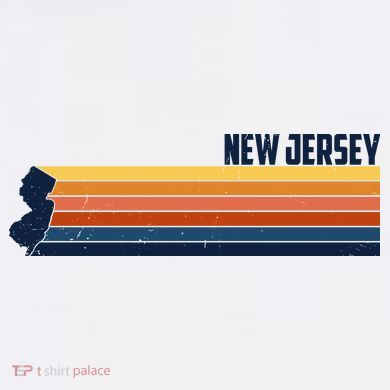 Retro Vintage New Jersey Tall Hoodie