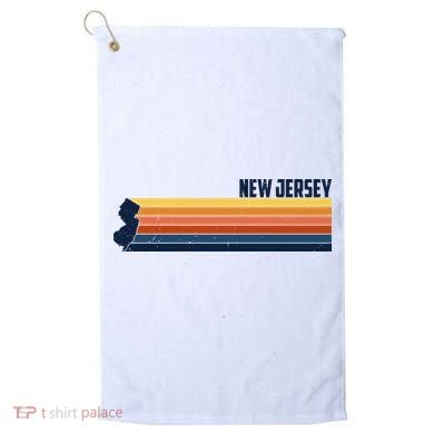 Retro Vintage New Jersey Golf Towel