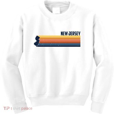 Retro Vintage New Jersey Kids Sweatshirt