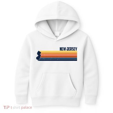 Retro Vintage New Jersey Kids Hoodie