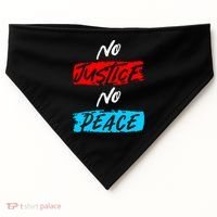 No Justice No Peace USA-Made Doggie Bandana thumb 0