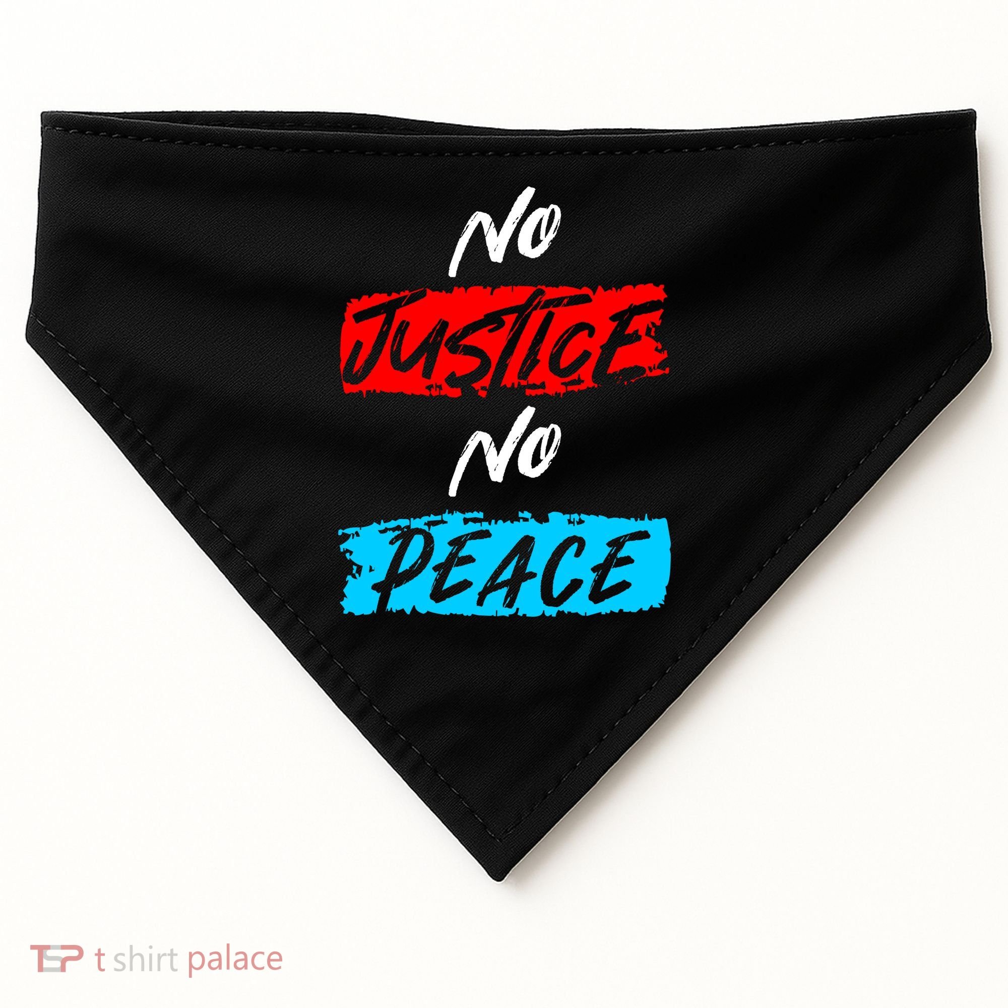No Justice No Peace USA-Made Doggie Bandana