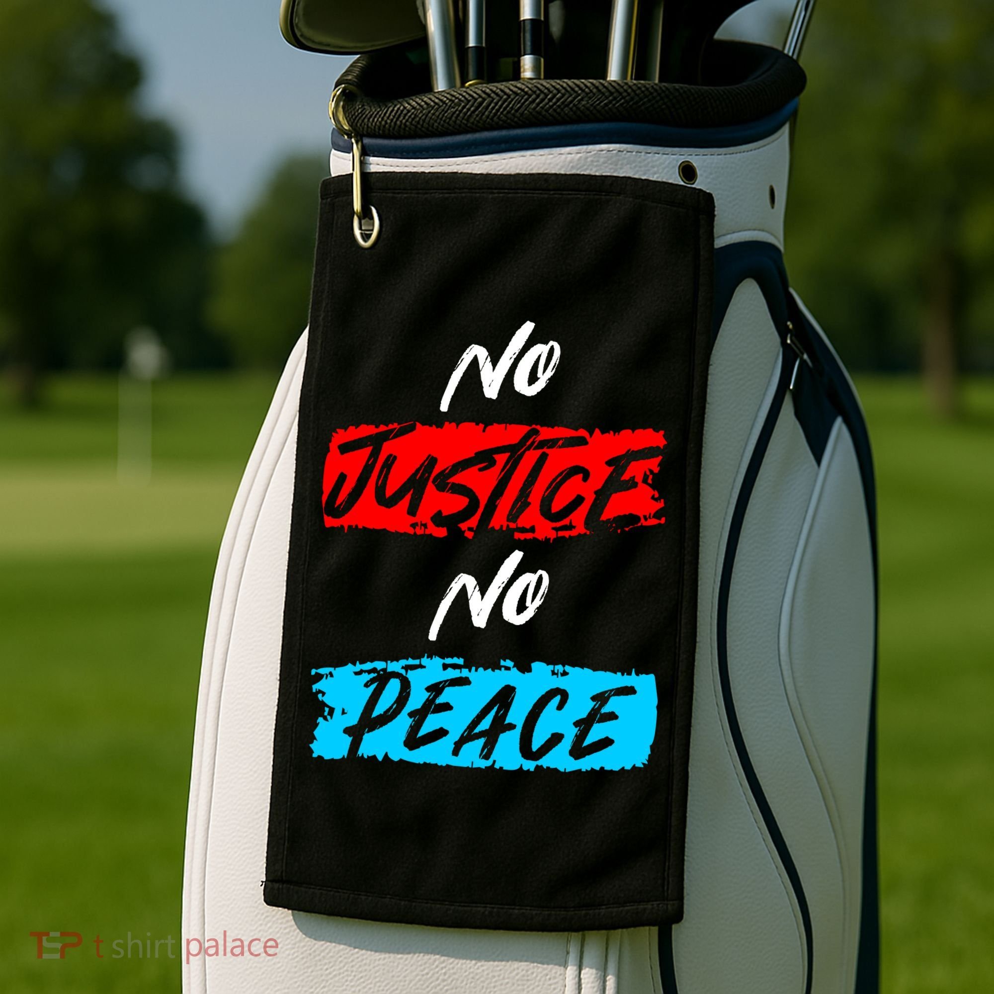 No Justice No Peace Golf Towel