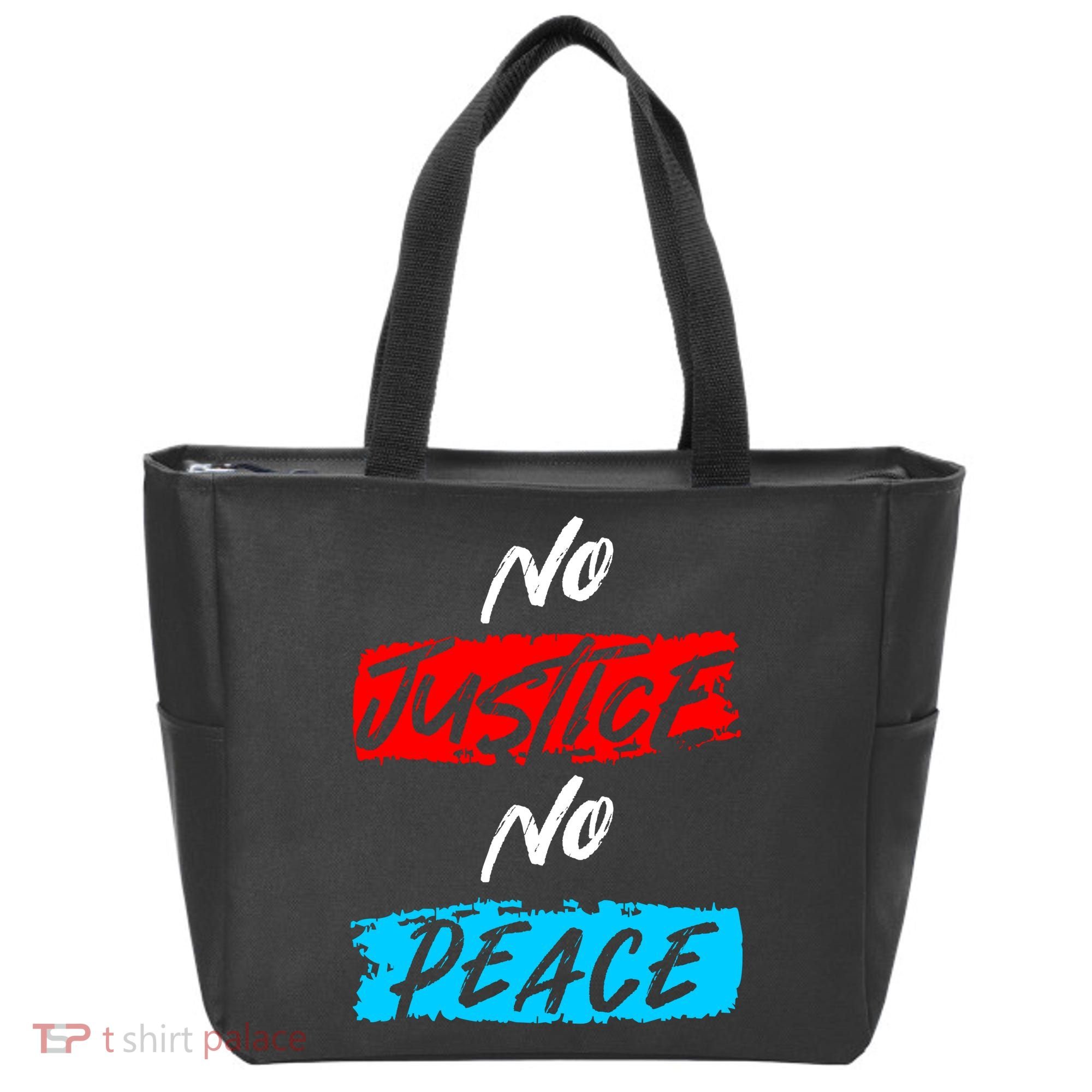No Justice No Peace Tote Bag