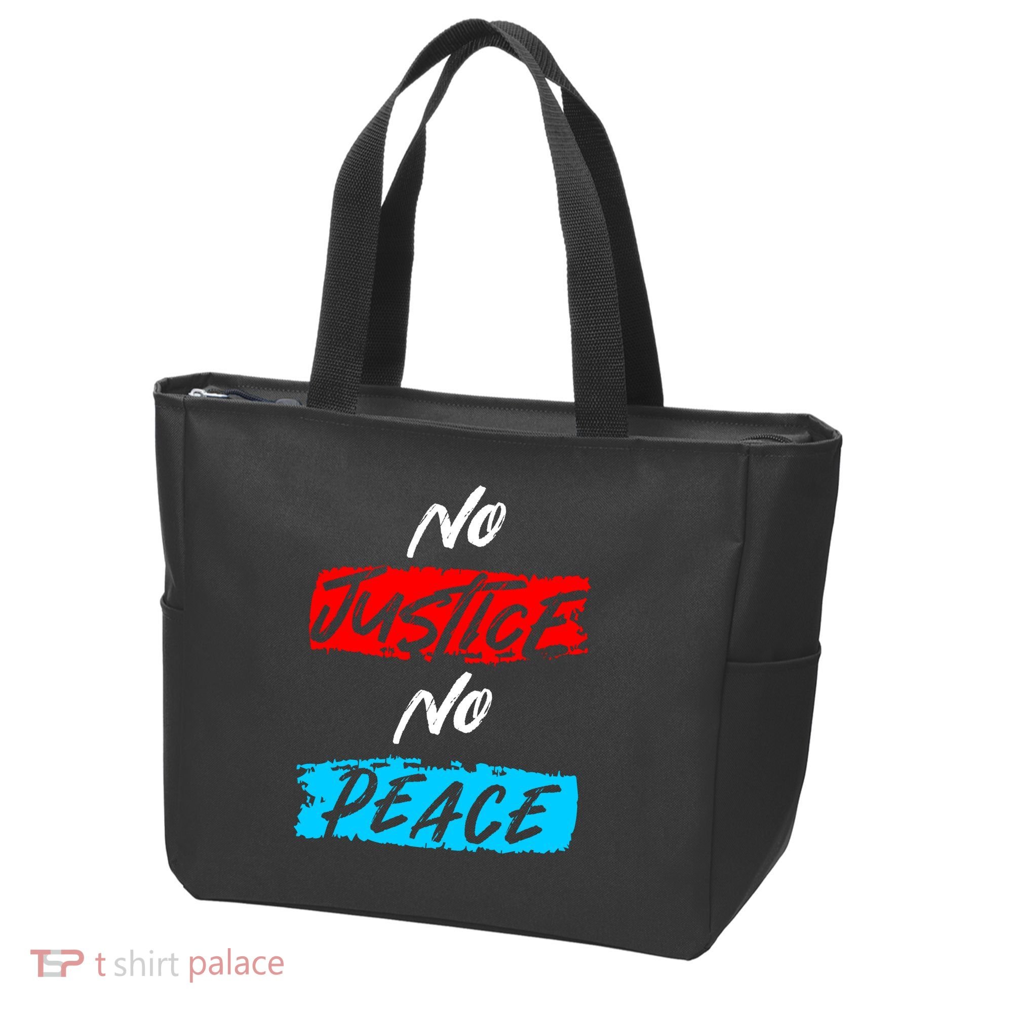 No Justice No Peace Tote Bag