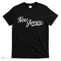 New Jersey Nj Vintage Sports Script Retro T-Shirt thumb 0