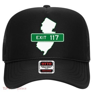 New Jersey Nj Gsp Garden State Parkway Exit Sign 117 Hat