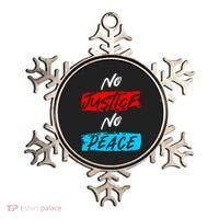 No Justice No Peace Ornament thumb 0