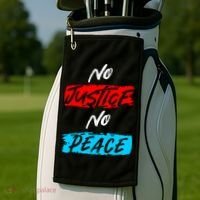 No Justice No Peace Golf Towel thumb 2