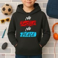 No Justice No Peace Kids Hoodie thumb 2