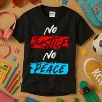 No Justice No Peace Kids T-Shirt thumb 3
