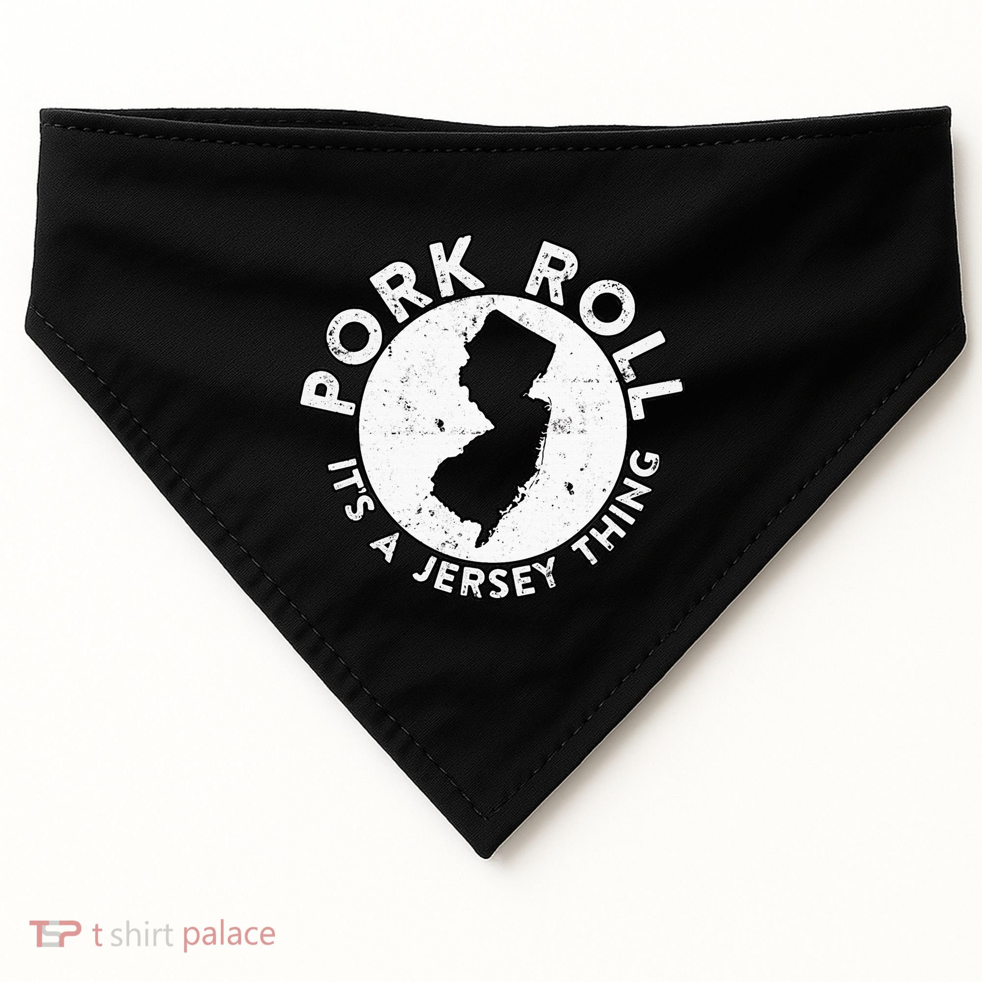 New Jersey Pork Roll It Is Jersey Thing Taylor Ham Pork Roll USA-Made Doggie Bandana