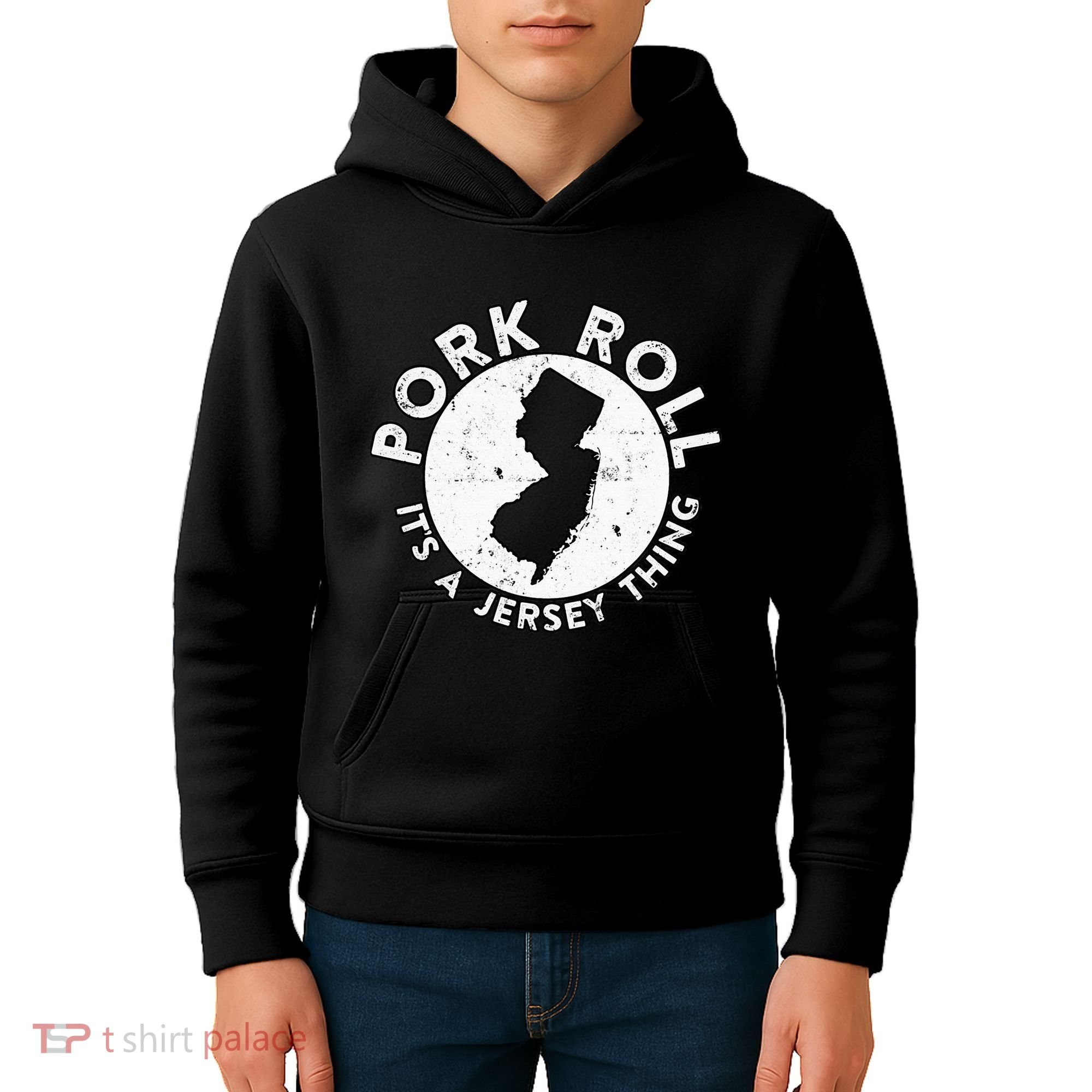 New Jersey Pork Roll It Is Jersey Thing Taylor Ham Pork Roll Kids Hoodie