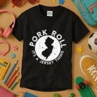 New Jersey Pork Roll It Is Jersey Thing Taylor Ham Pork Roll Kids T-Shirt thumb 3