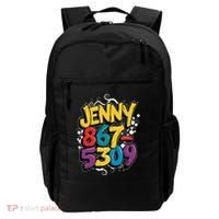 Nostalgic Jenny Phone Number 867 5309 Retro Music 80s Funny Backpack thumb 0