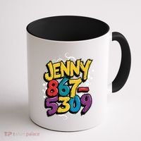 Nostalgic Jenny Phone Number 867 5309 Retro Music 80s Funny Coffee Mug thumb 1