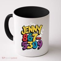 Nostalgic Jenny Phone Number 867 5309 Retro Music 80s Funny Coffee Mug thumb 0