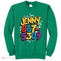 Nostalgic Jenny Phone Number 867 5309 Retro Music 80s Funny Sweatshirt thumb 0