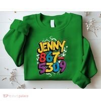 Nostalgic Jenny Phone Number 867 5309 Retro Music 80s Funny Sweatshirt thumb 2